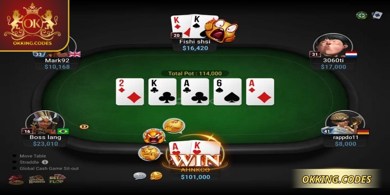 Poker OKKING mang tới trải nghiệm giải trí tuyệt đỉnh