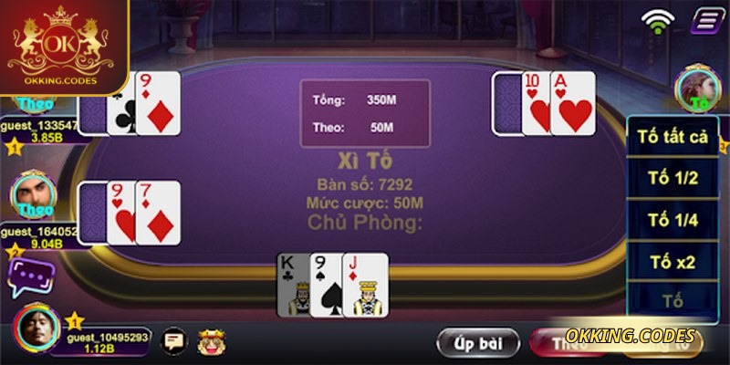 Xì tố OKKING là một trong những trò chơi bài trí tuệ